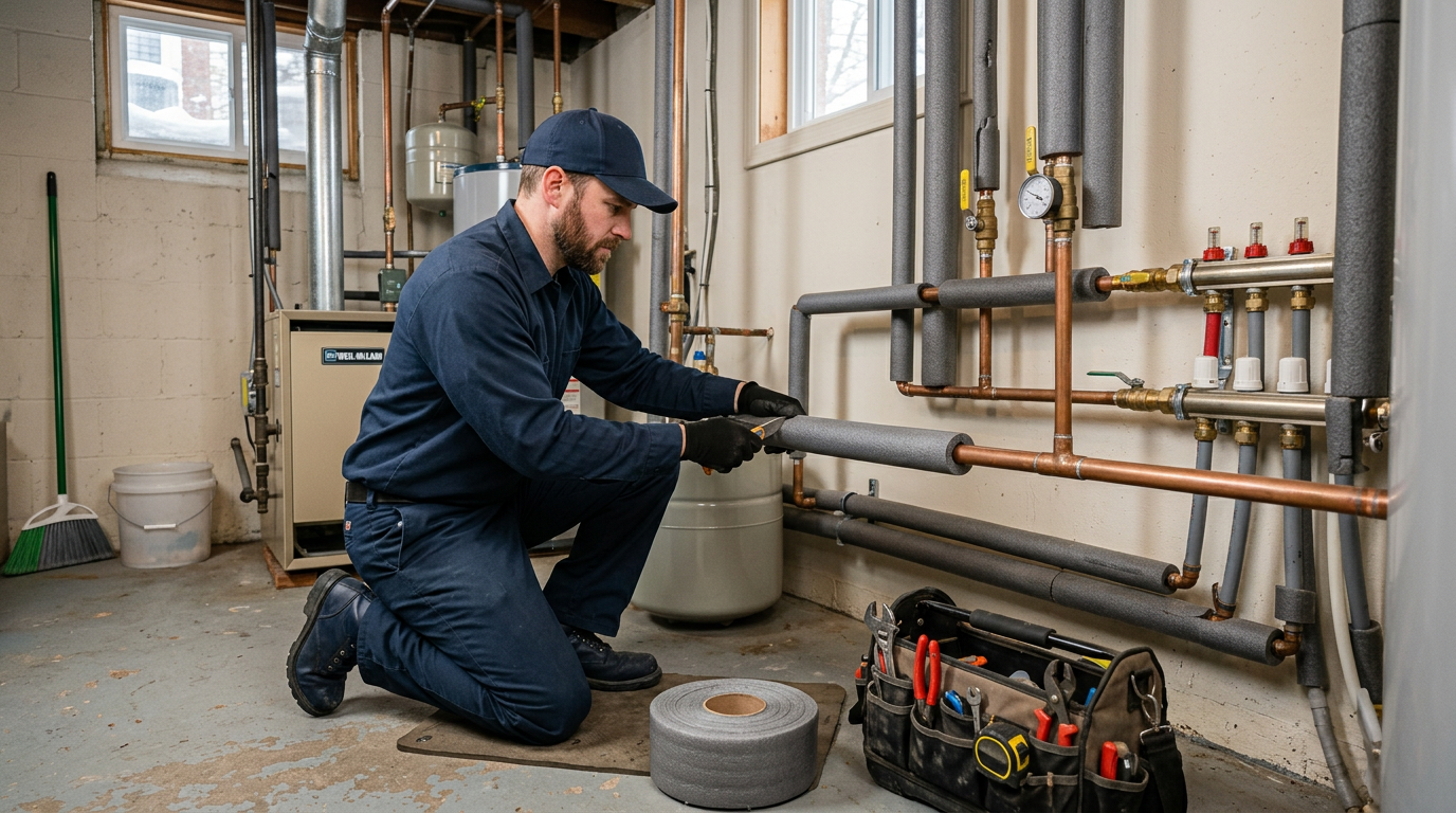 Winter Plumbing Tips: Preventing Frozen & Burst Pipes in Rhode Island